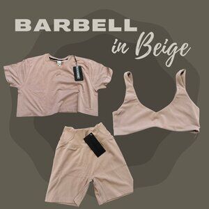 Full Alphalete Set! Aura Sculpt Bra (S), Aura Short (S), Crop Tee (S)